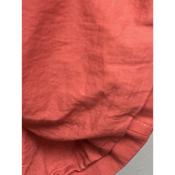 Ann Taylor LOFT Trench Coat Womens Size 4 Button front Lined Red Office - Picture 7 of 7